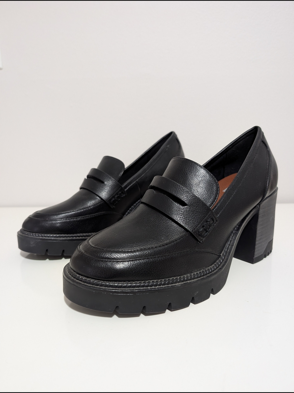 MIA Block Heel Loafers